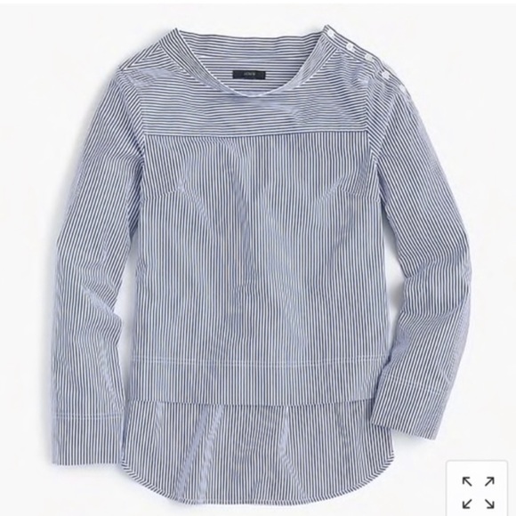 Funnelneck Striped Shirt - Picture 4 of 6